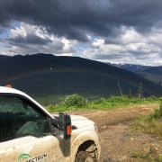 Rainbow seen during 2020 tree planting season